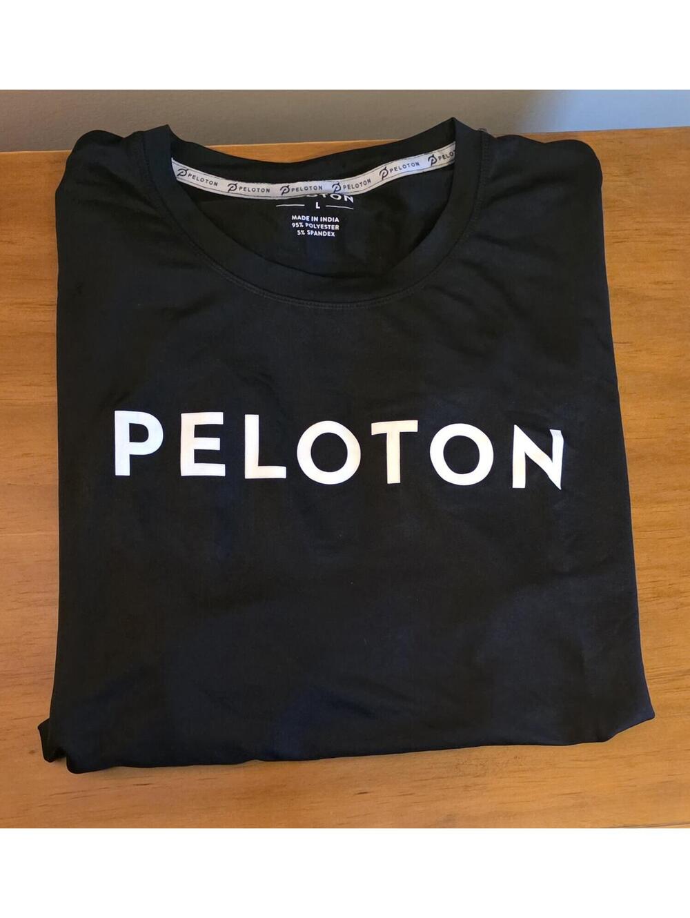 Peloton T-Shirt Men's L Black Logo Activewear